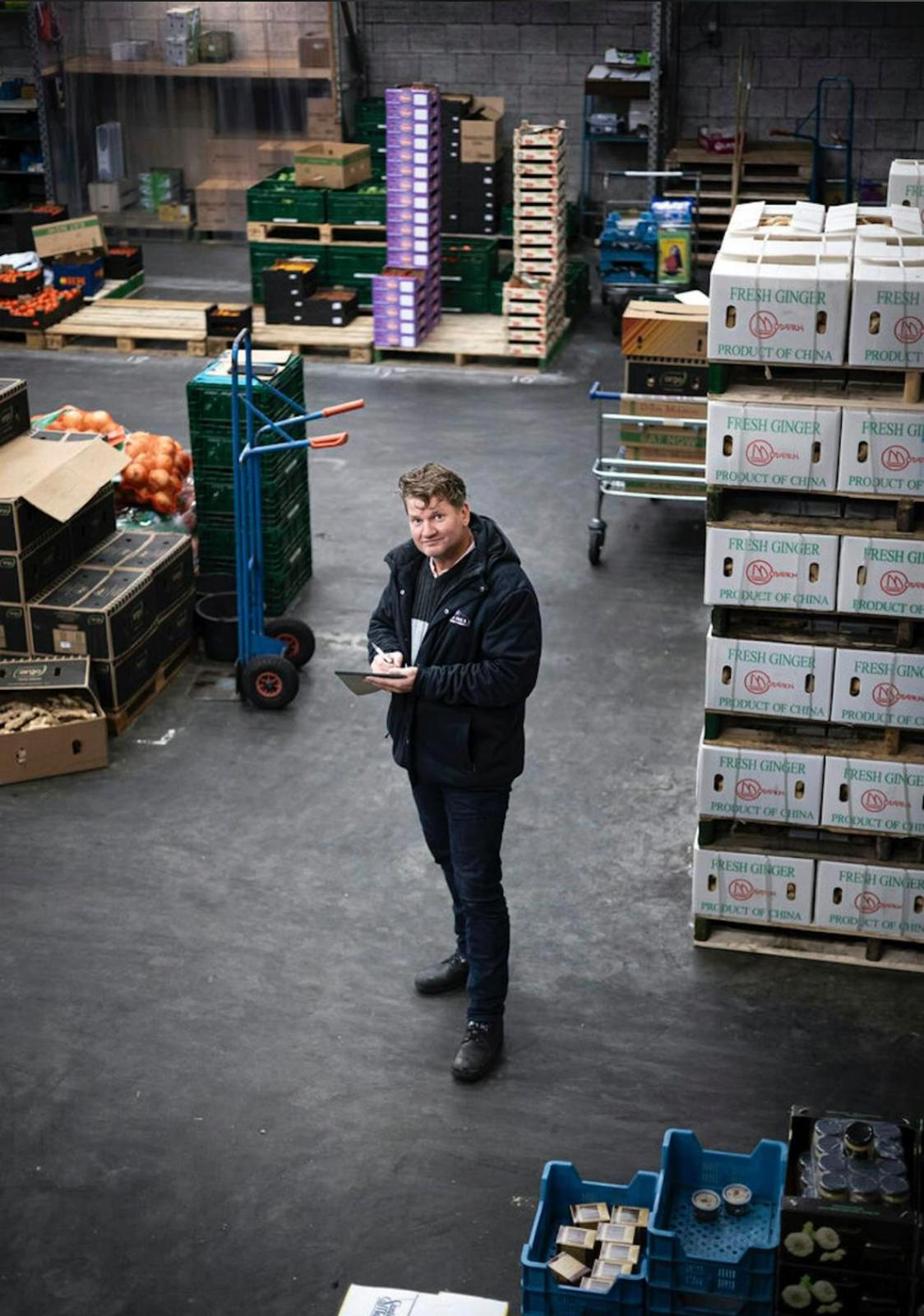 Frans neemt de voorraad op